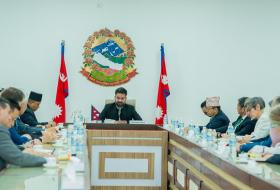 प्रधानमन्त्री शाहसँग नेपालस्थित विभिन्न देशका राजदूत तथा कूटनीतिक नियोग प्रमुखहरूबीच सामूहिक भेट